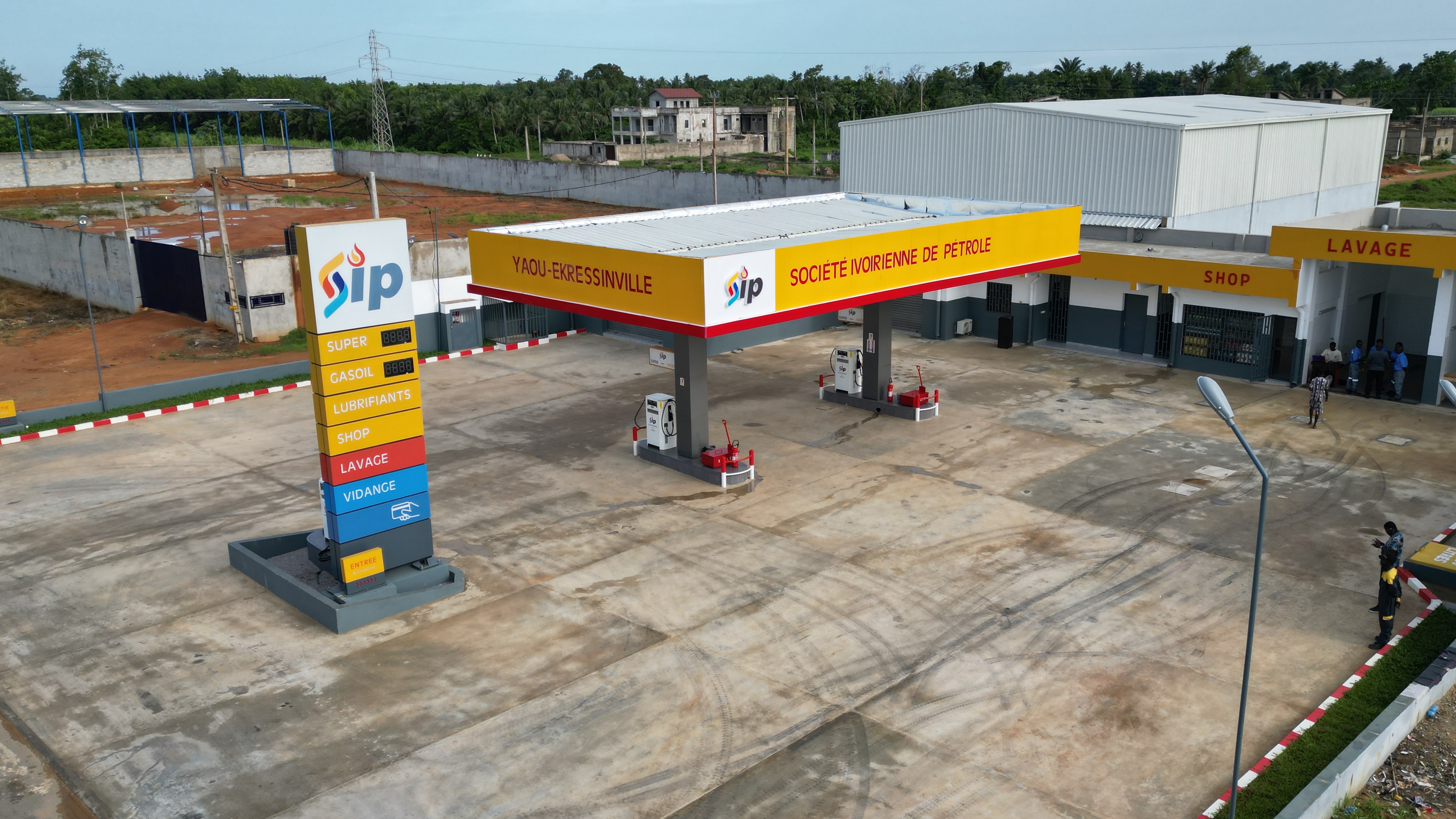 Réseau moderne de stations-service SIP à Abidjan et en Côte d'Ivoire